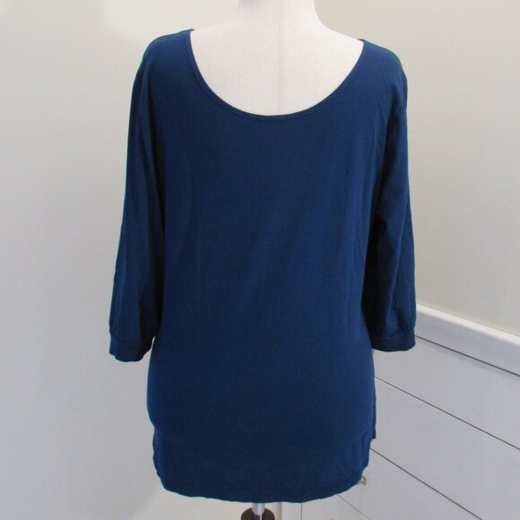 Blue Platypus Cotton Sailboat 3/4 Sleeve Tee Size XL - Picture 5 of 14